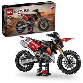 LEGO Technic Ducati Desmo450 MX Factory Motorcycle Toy - Building Toy for Boys & Girls, Ages 10+ - Kids Bedroom Decor - Motorcycle Model with Realistic Details - Gift for Birthdays - 42238