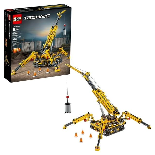 LEGO Technic Compact Crawler Crane 42097 Construction Model Crane Set (920 Pieces)
