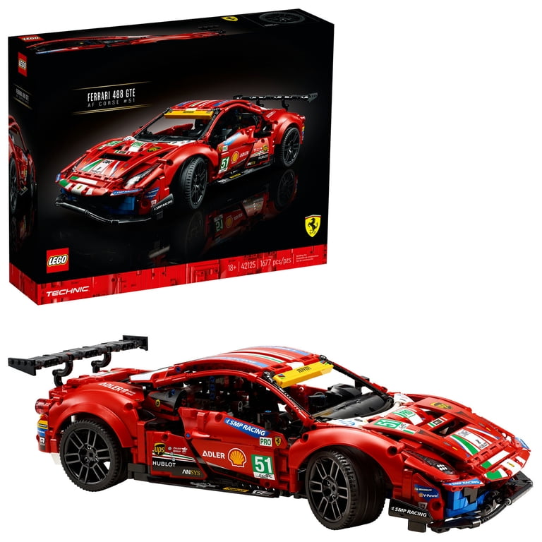 LEGO, LEGO Technic Ferrari 488 GTE AF Corse #51, 42125, 1677