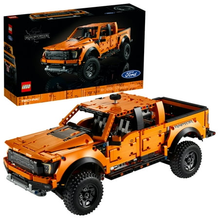 LEGO Technic Ford F-150 Raptor 42126 Model Building Kit; Enjoy an Immersive Build Recreating the Features and Functions of the Powerful Ford F-150 Raptor Pickup Truck (1,379 Pieces)