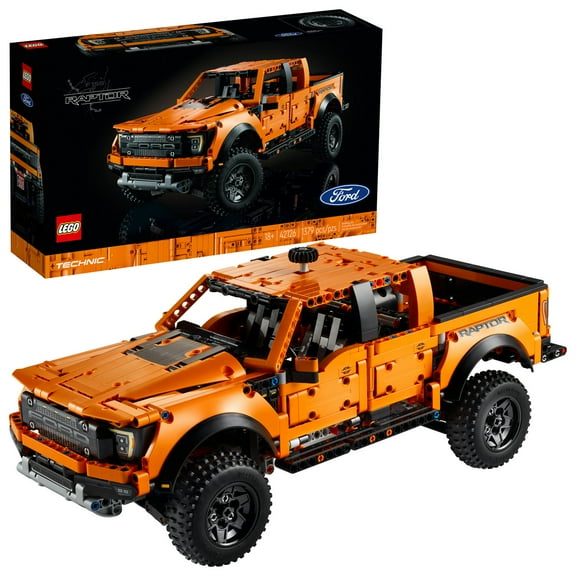 LEGO Technic Ford F-150 Raptor 42126 Model Building Kit; Enjoy an Immersive Build Recreating the Features and Functions of the Powerful Ford F-150 Raptor Pickup Truck (1,379 Pieces)