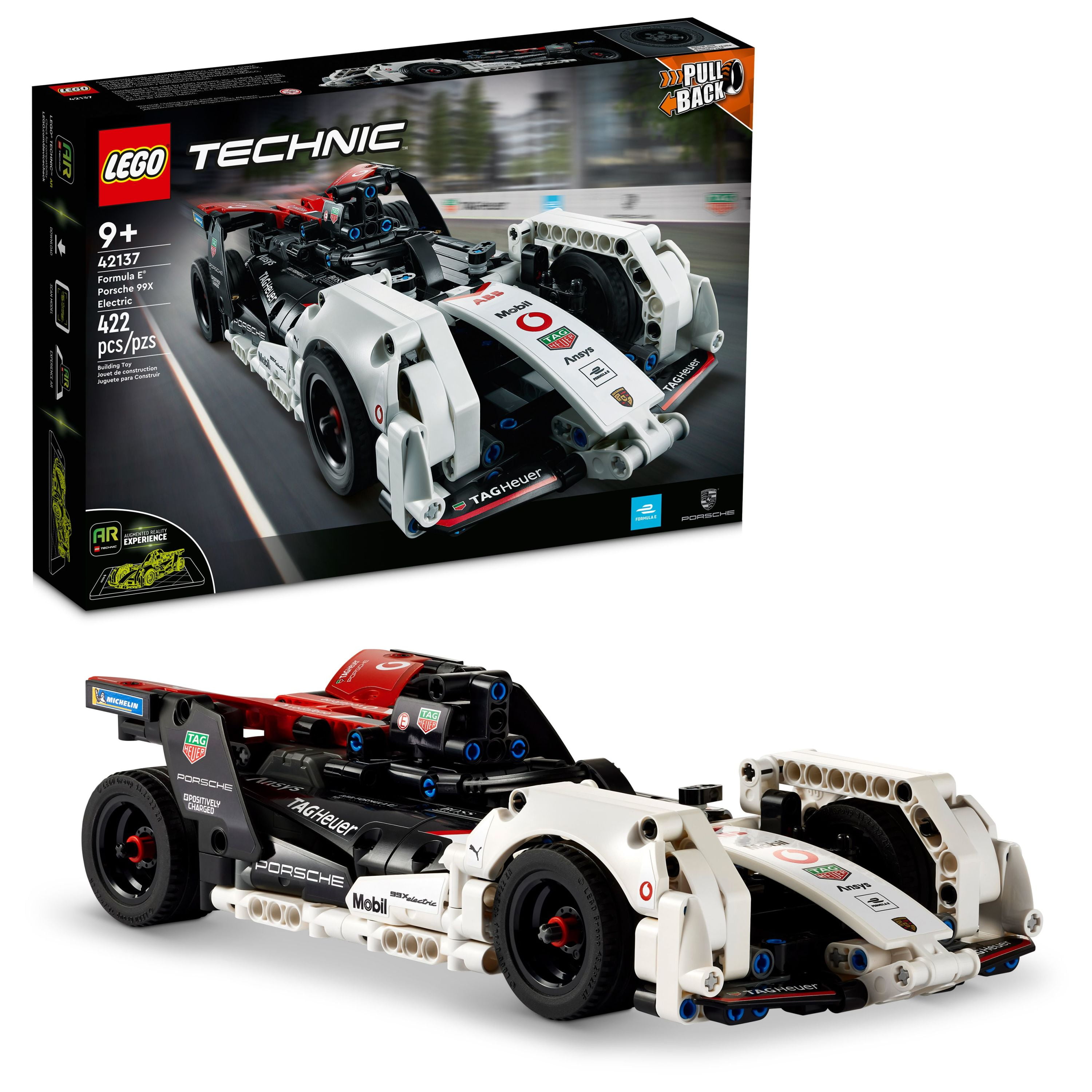LEGO Technic Formula E Porsche 99X Electric Pull Back Toy Racing Car Model Building Kit with Immersive AR App Play, Gifts for Kids, Boys & Girls - Walmart.com