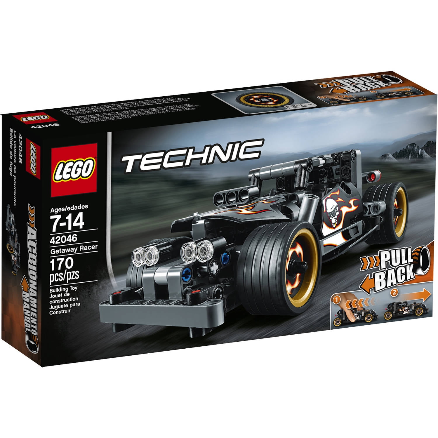 LEGO Technic Getaway Racer, 42046 - Walmart.com