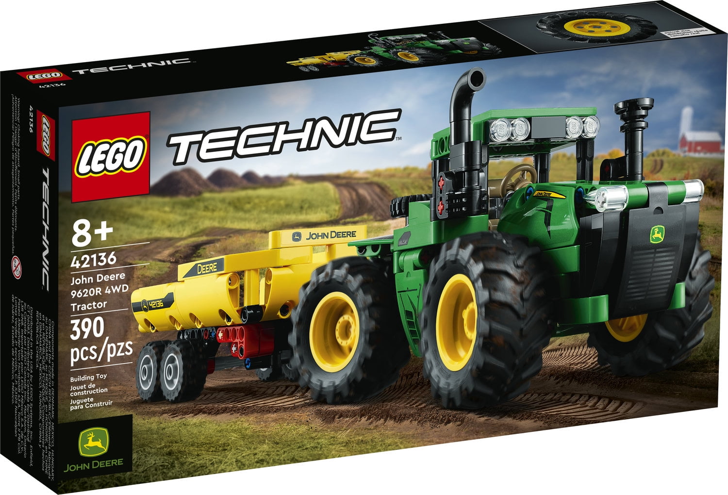 John deere lego tractor walmart on sale