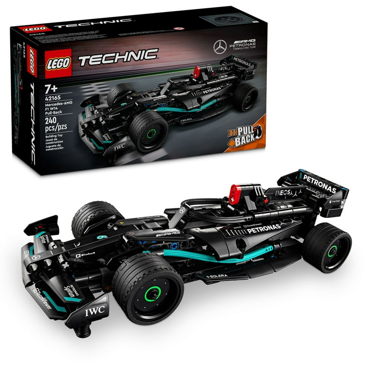 LEGO Technic Mercedes AMG F1 W14 E Performance Pull Back Car Toy Detailed Mercedes Vehicle Building Set Race Car Toy Model Toy Car for Boys Girls and Kids Ages 7 and Up 42165