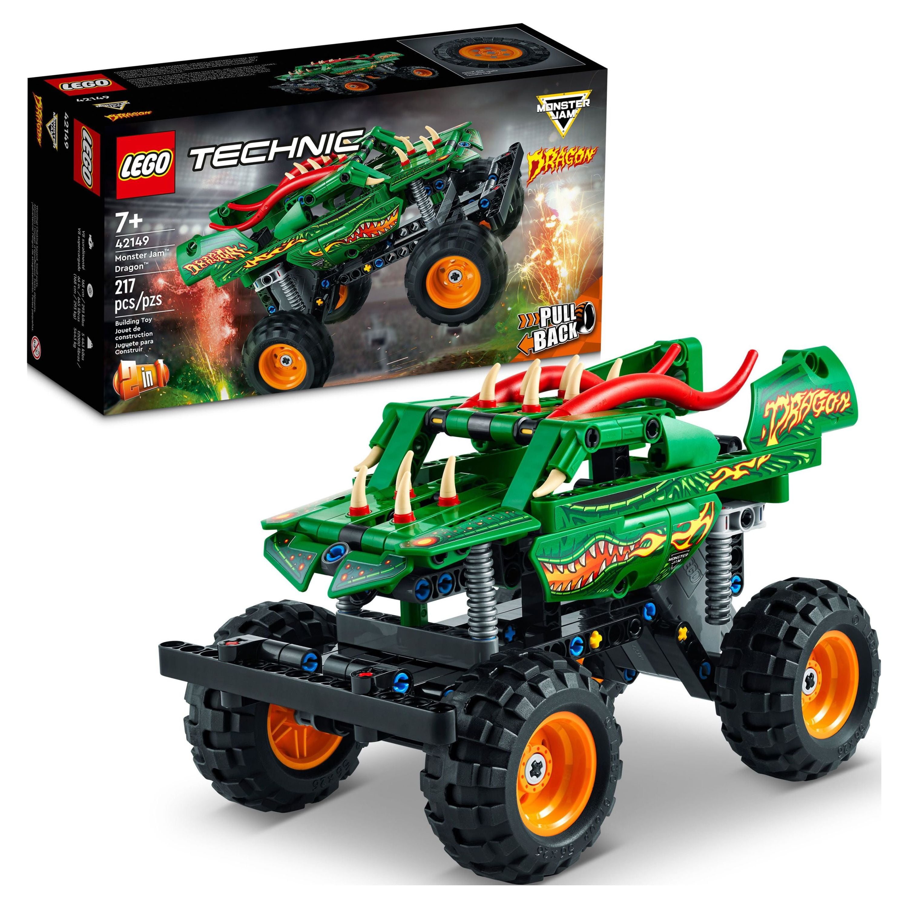 LEGO Technic Monster Jam Dragon 2in1 Monster Truck Toy 42149