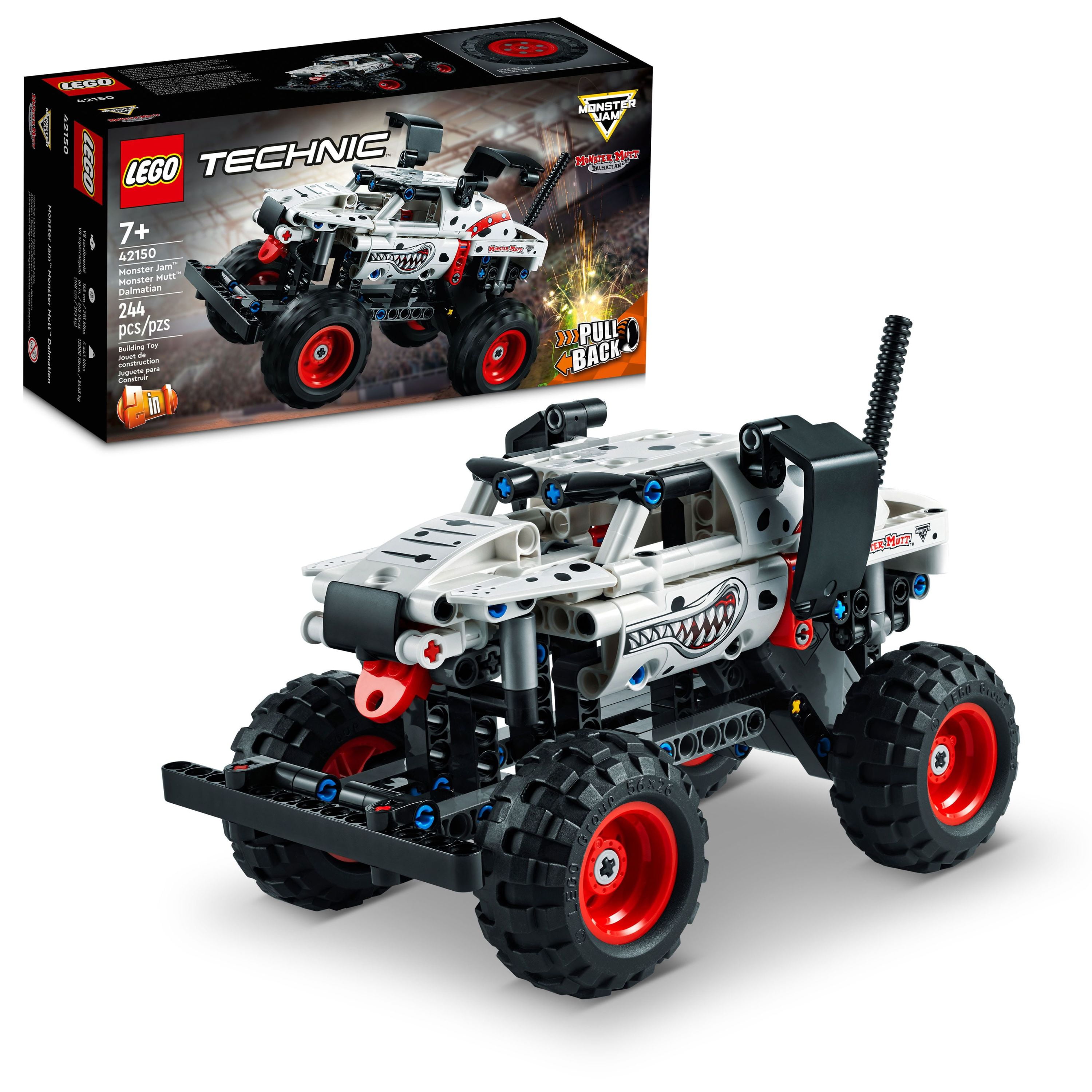 mørke Nævne munching LEGO Technic Monster Jam Monster Mutt Dalmatian Set 42150 - Walmart.com