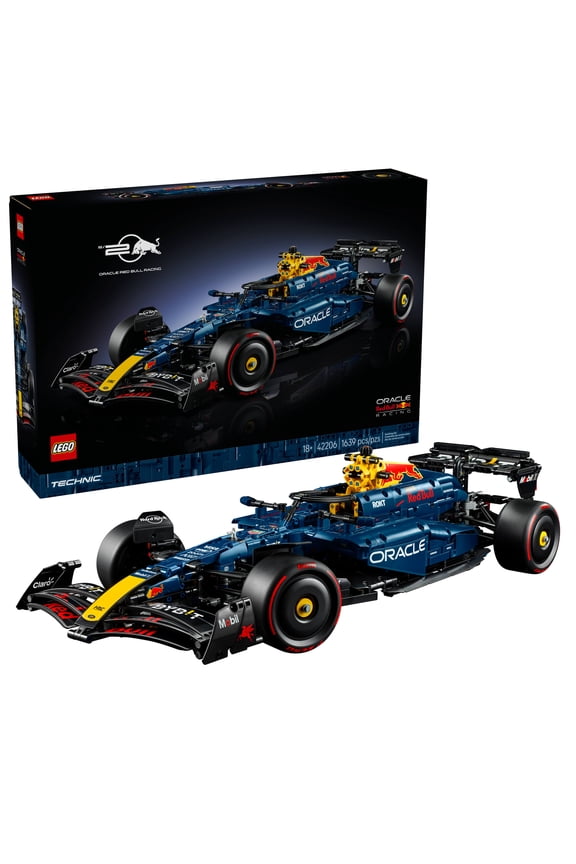 Technic Oracle Red Bull Racing RB20 F1 Race Car Model Kits - Building Set for Adults, Ages 18+ with Realistic Features - Gift for Groom, Groomsmen - 42206