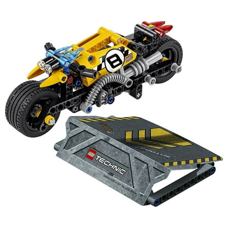 LEGO Technic Stunt Bike Model Racing Motorcycle Vehicle 140 Piece Building Set