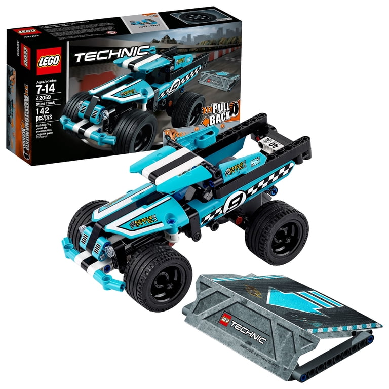 LEGO Technic Stunt Truck Interlocking Block Building Set, 142