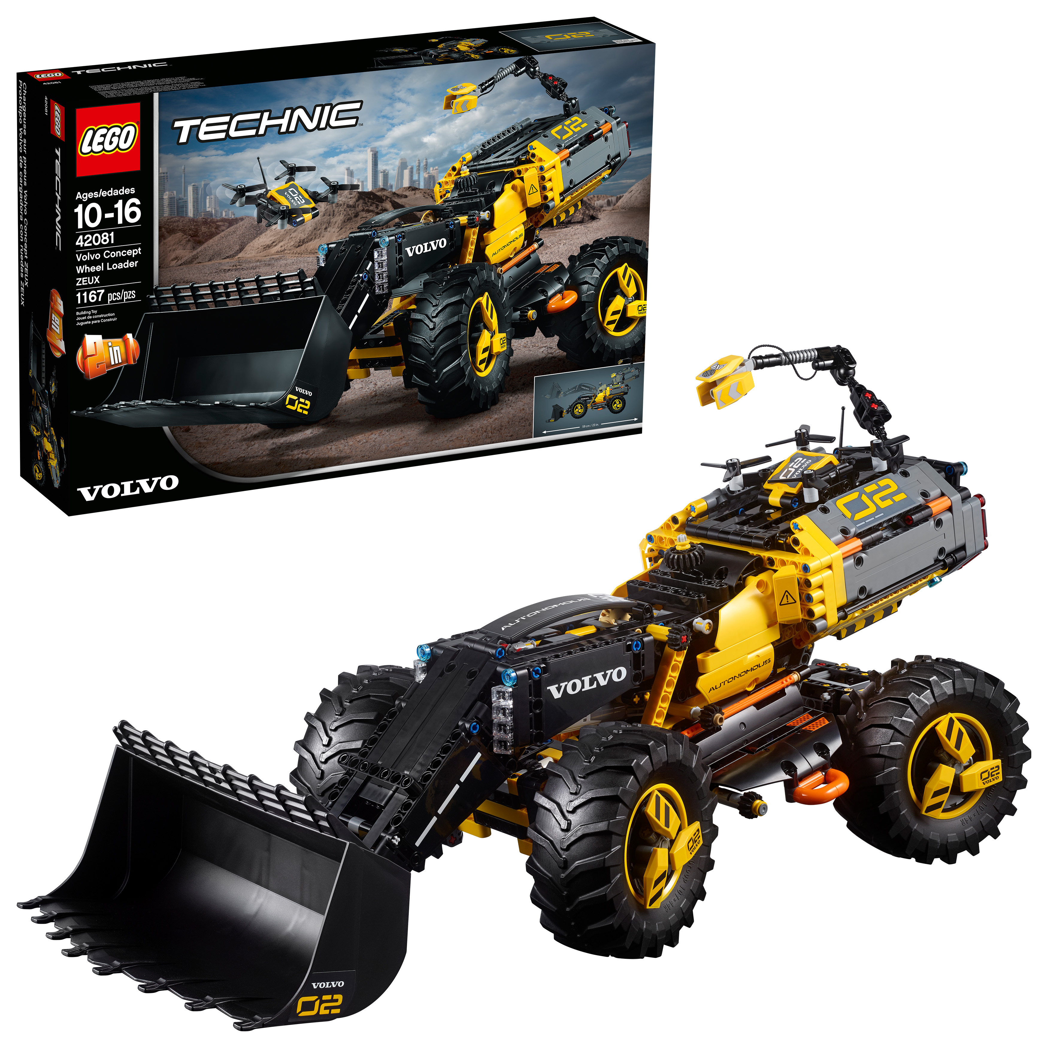 LEGO Technic Volvo Concept Wheel Loader ZEUX 42081 - image 1 of 7