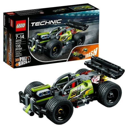 LEGO Technic WHACK 42072 Building Kit with Stunt Car (135 Pieces) Plastic
