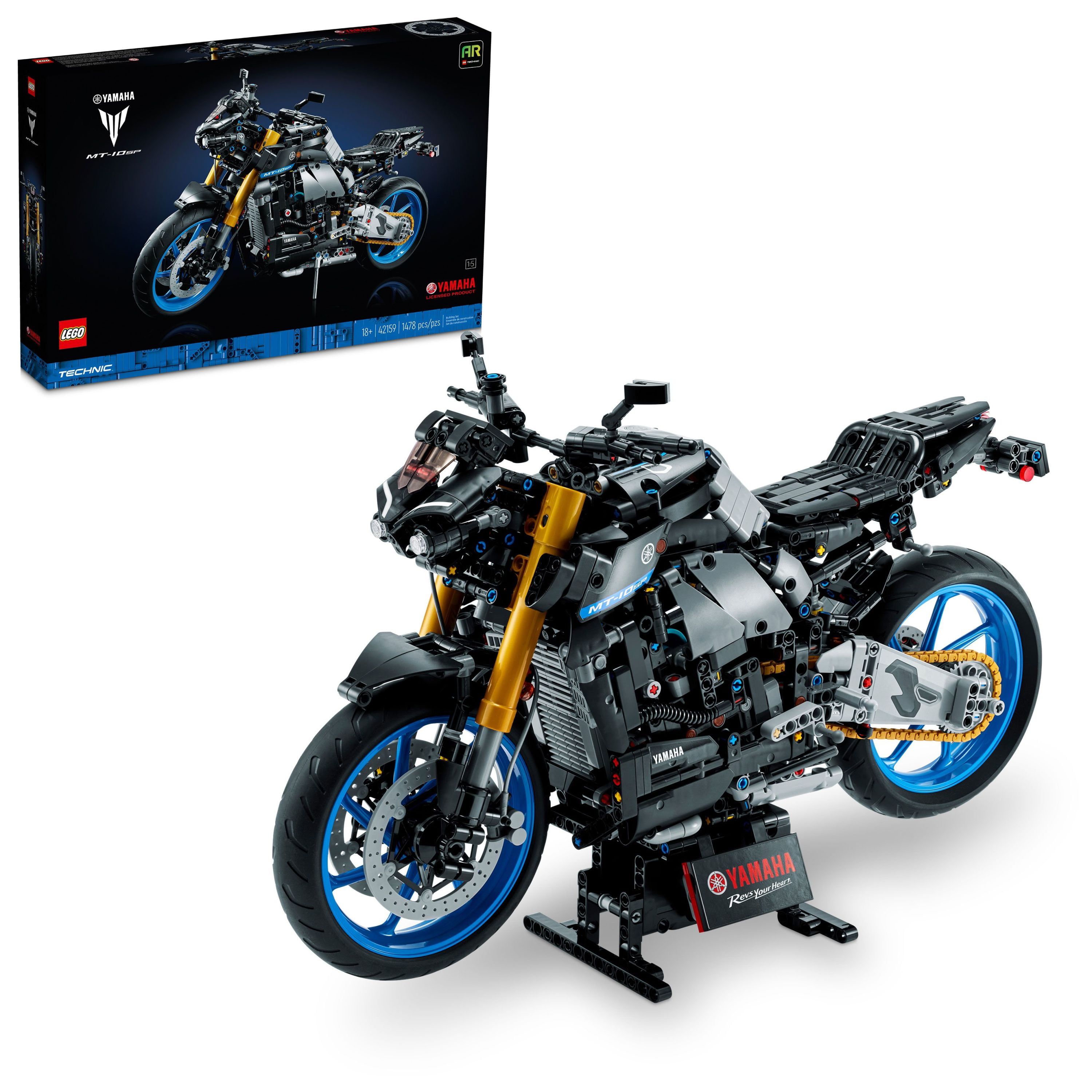 LEGO Technic Yamaha MT-10 SP 42159 Advanced Building Set for Adults, this  Iconic Motorcycle Model for Build and Display Makes a Great Gift for Fans  of