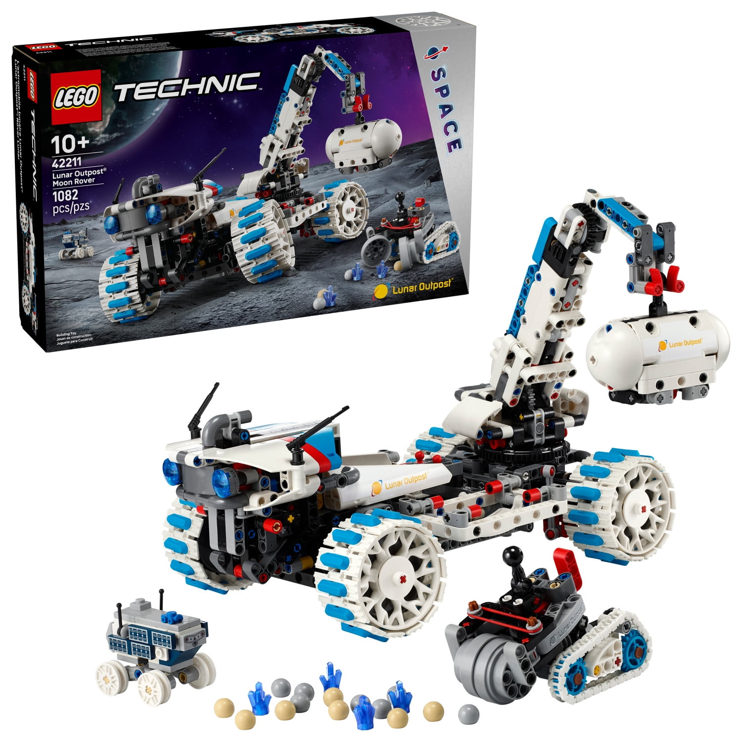 LEGO Technic Lunar Outpost Moon Rover Space Vehicle Building Toy