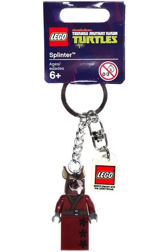 Teenage Mutant Ninja Turtles Splinter Minifigure Keychain