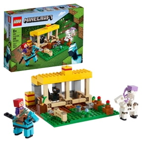LEGO Minecraft The Horse Stable 21171 Building Toy Featuring a Skeleton Horseman (241 Pieces)