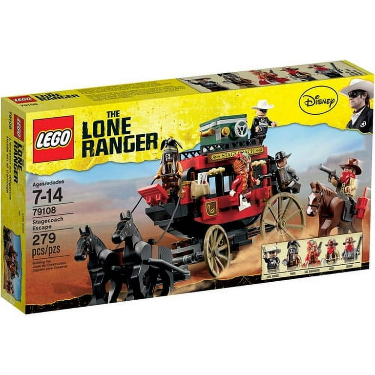 LEGO The Lone Ranger Stagecoach Escape Set (79108) with Cowboys