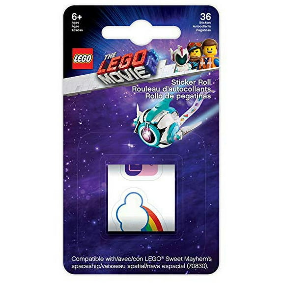 LEGO The Movie 2 Sweet Mayhem?s Systar Starship Refill Sticker Roll