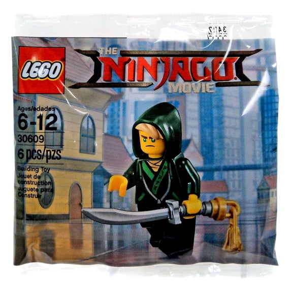 LEGO The Ninjago Movie Interlocking Block Building Sets Sachet Bagged, Multicolor, 6 Pieces