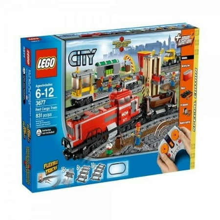 LEGO Train Set #3677 Red Cargo Train