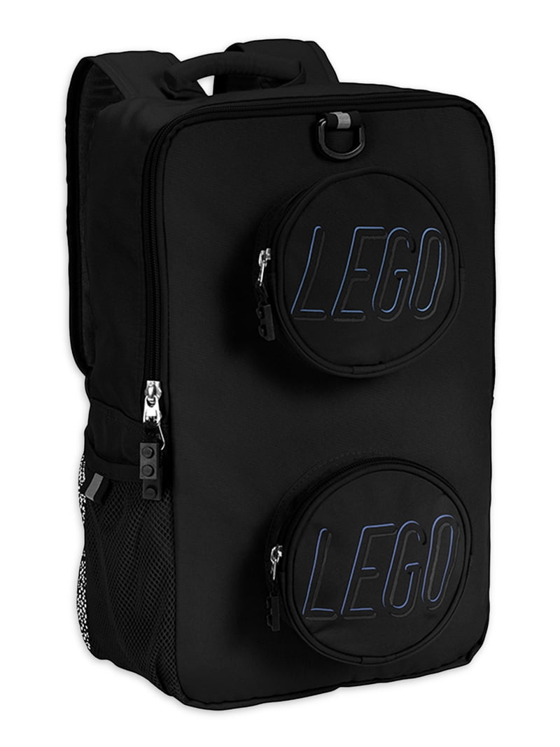 LEGO Unisex Brick Backpack, Black - Walmart.com
