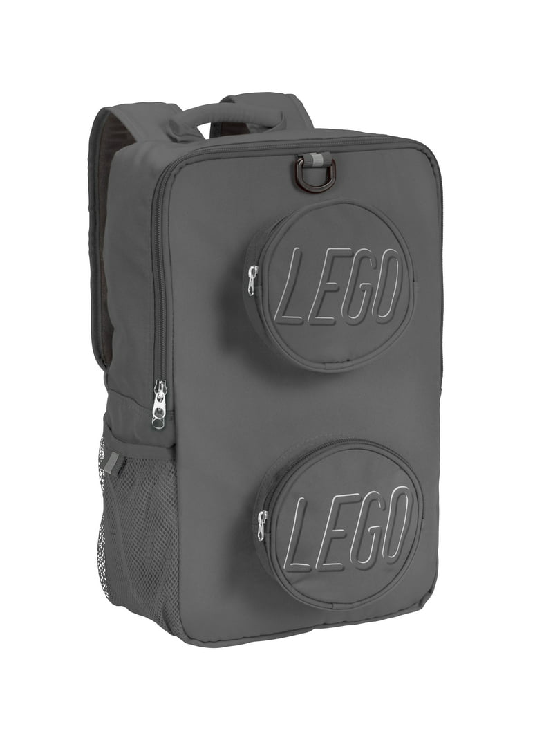 LEGO Unisex Brick Backpack, Gray - Main Image