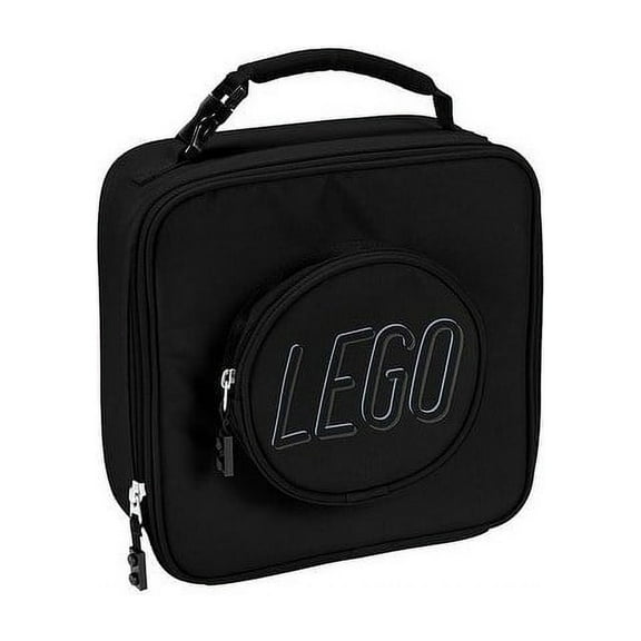 LEGO Unisex Brick Lunch Bag - Black