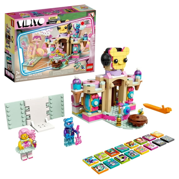 LEGO VIDIYO Candy Castle Stage 43111 Inspire Kids to Direct and Star in Their Own Music Videos (344 Pieces)
