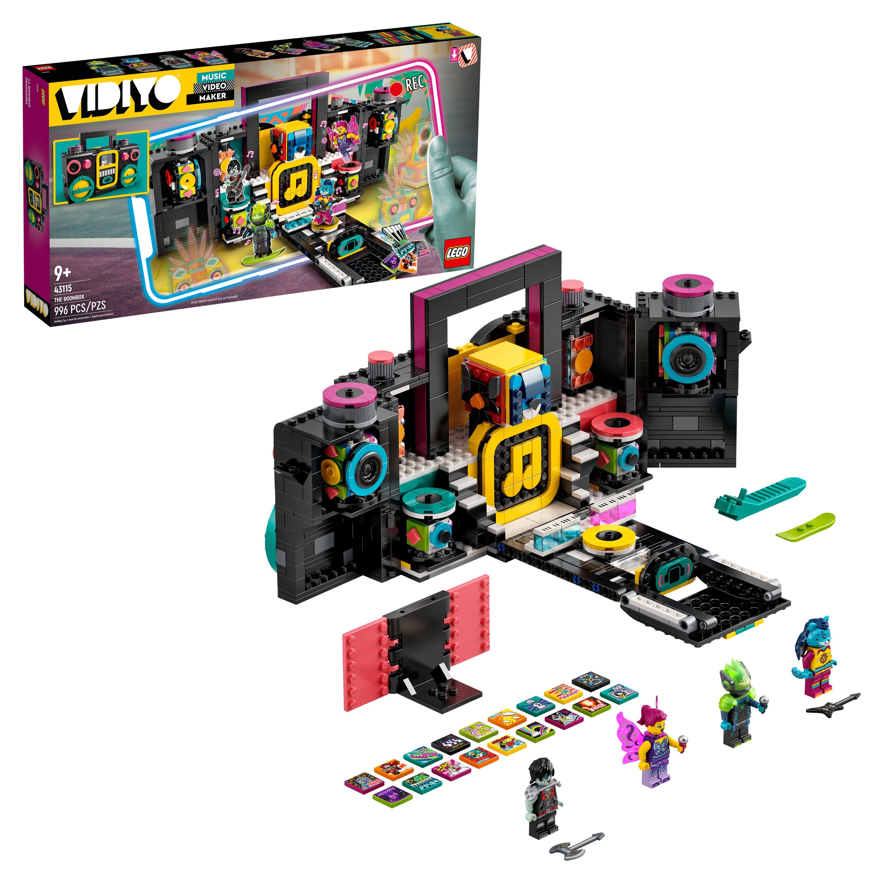 LEGO VIDIYO The Boombox 43115 Inspire Kids to Direct and Star in Their Own Music Videos (996 Pieces) - image 1 of 7