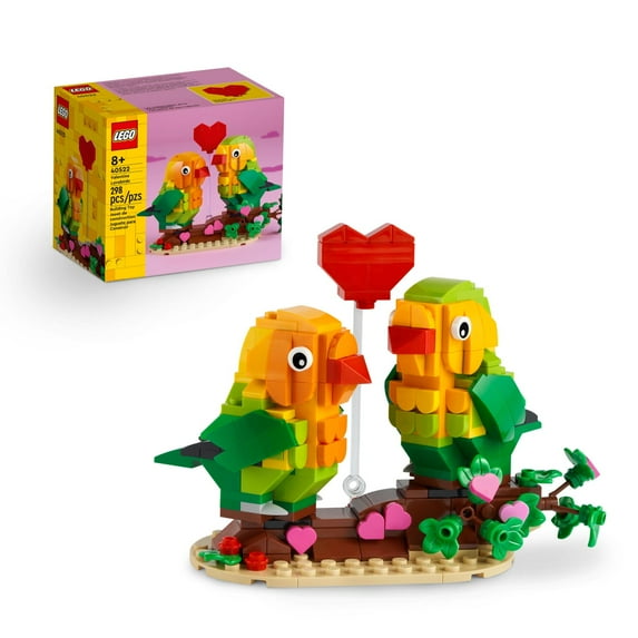 LEGO Valentine Lovebirds Building Toy Set, Makes a Great Gift for Valentine's Day, Anniversary, or Any Occasion to Show Someone You Care, Ideal for Ages 8 and Up, 40522