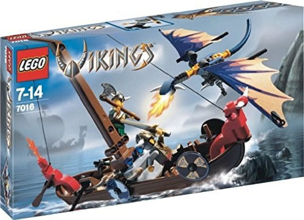 LEGO Vikings Viking Boat against the Wyvern Dragon 7016