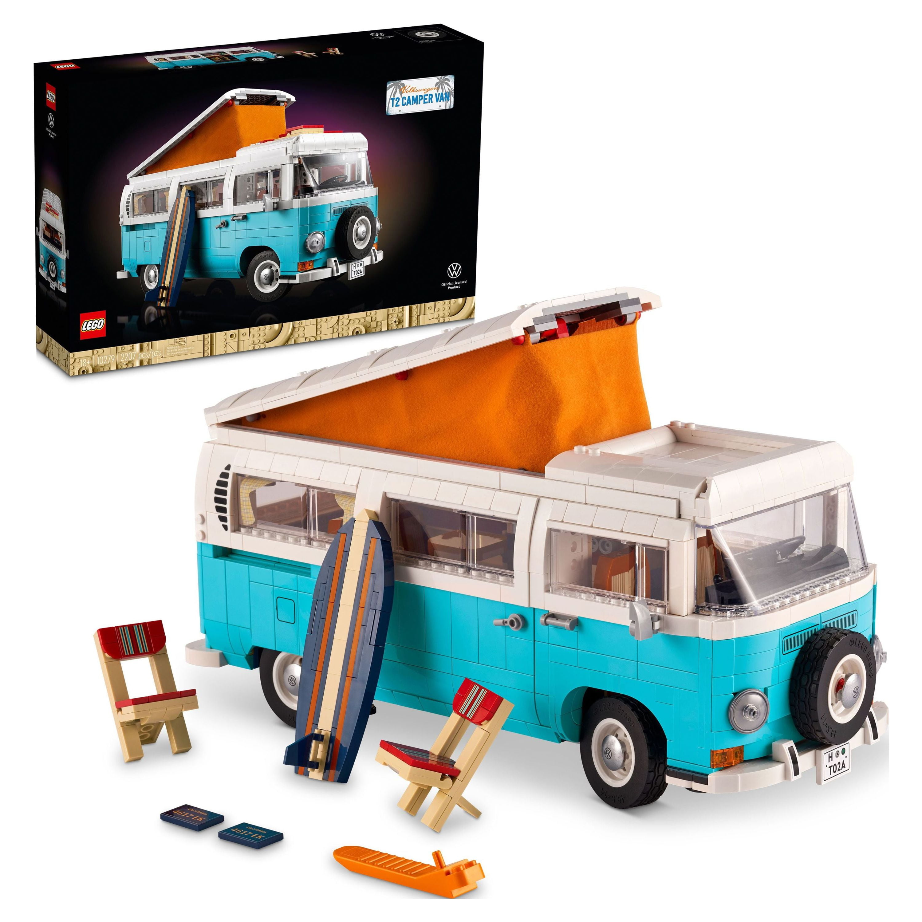 LEGO® City Camper Van RV Motorhome Camping Caravan Summer Holiday Beach 