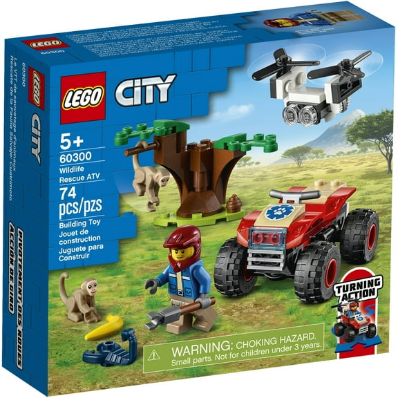 LEGO Wildlife Rescue ATV 60300 Building Set (74 Pieces)