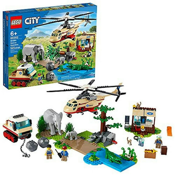 LEGO Wildlife Rescue Operation 60302 Building Set (525 Pieces)
