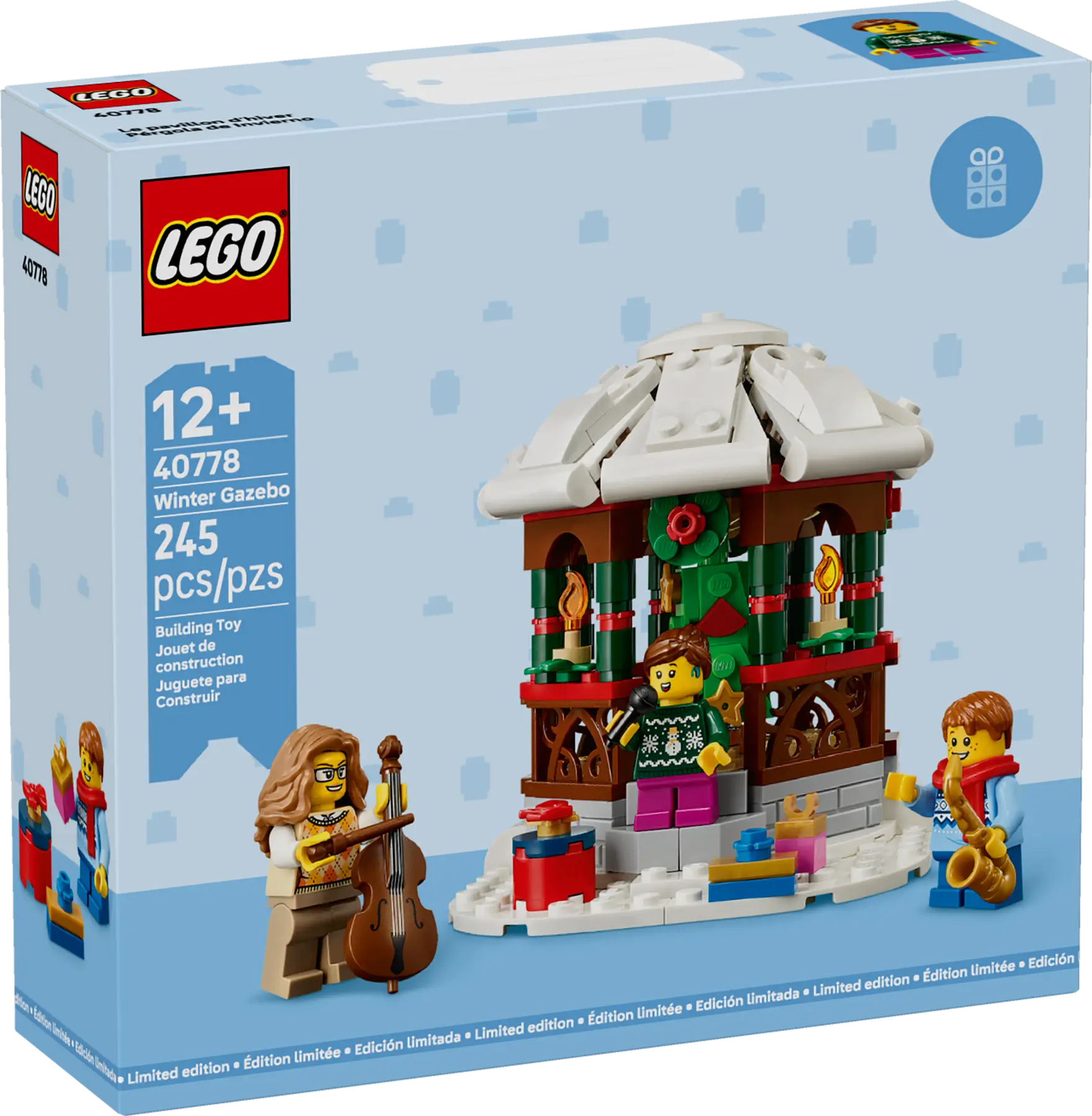 LEGO Winter Gazebo 245pcs Limited Edition 40778 - Walmart.com