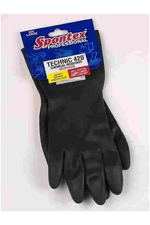 Rubber Gloves - Protective Work Glove - Extra Large