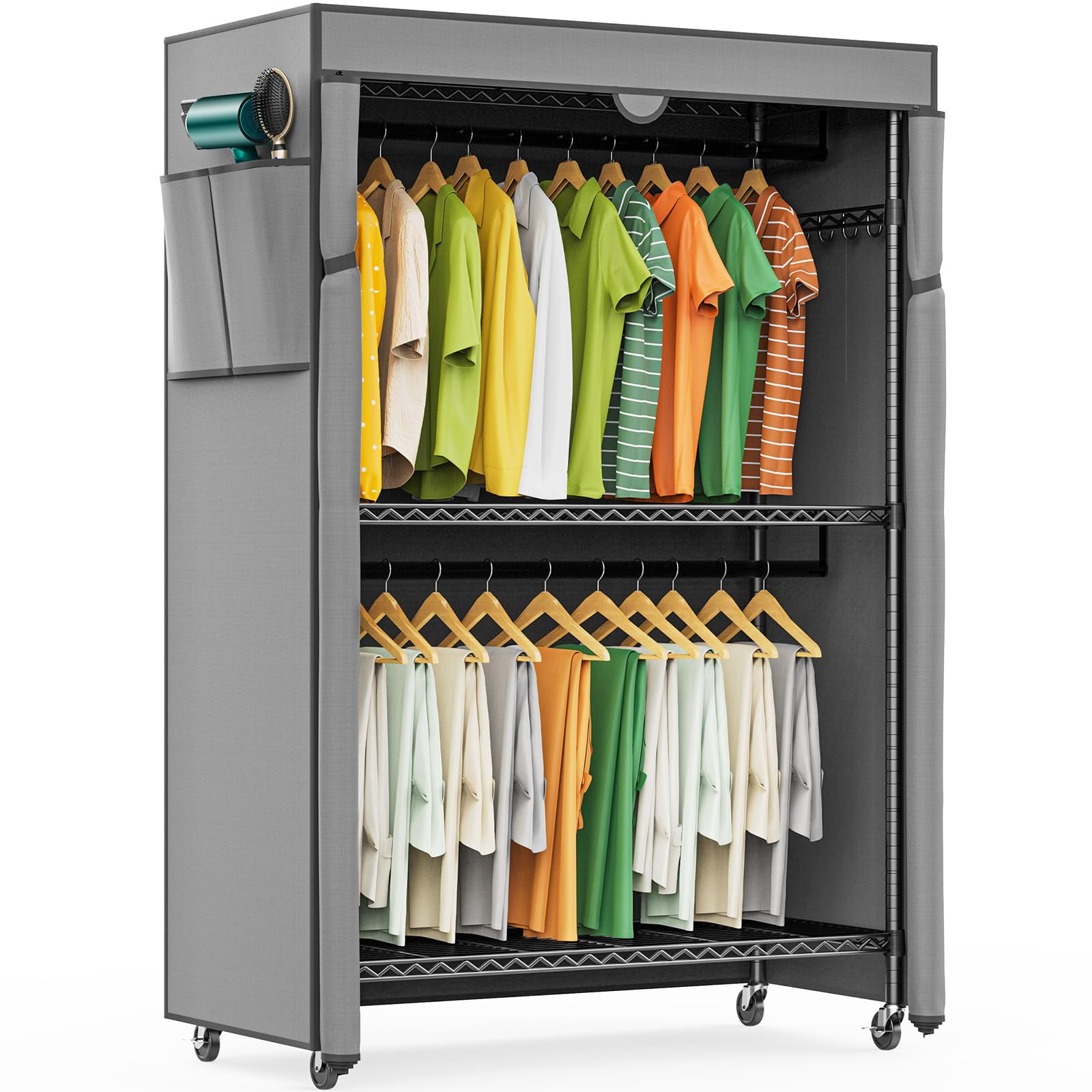 Clothes rack with cover walmart hotsell