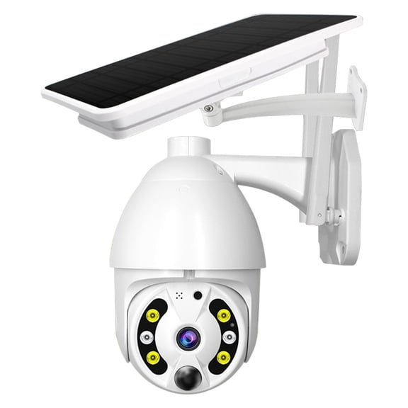 LEHOZIHEQ 1080P Solar Security Camera Wireless Outdoor, Outdoor Camera Wireless with 360° View, Cameras for Home Security with Night Vision