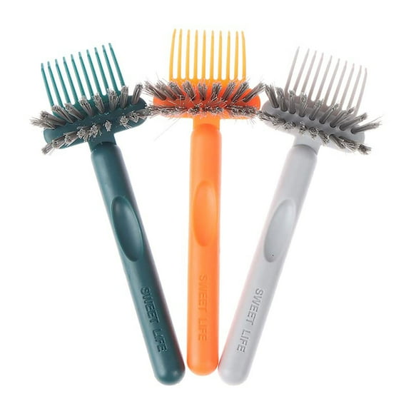 LEHOZIHEQ 2-in-1 Comb Cleaner, Comb Cleaning Brush, Effortlessly Removes Hair, for Home Travel Salon Removing Hair Dust