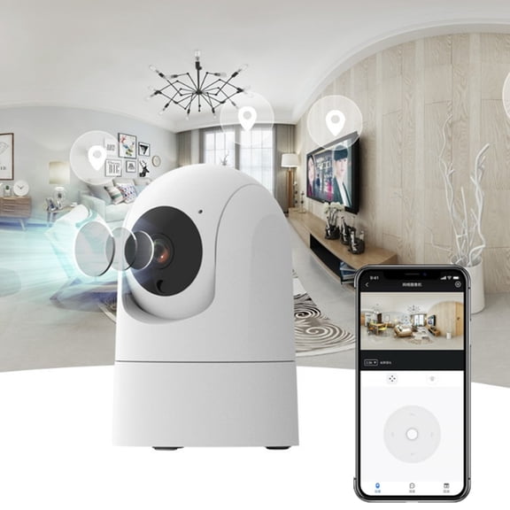 LEHOZIHEQ 2MP Indoor Cameras for Home Security, 2.4/5G WiFi Baby/Dog Monitor with Phone APP, Auto Tracking, Human Motion Detection, Night Vision, 2 Way Audio, IP Camera Work