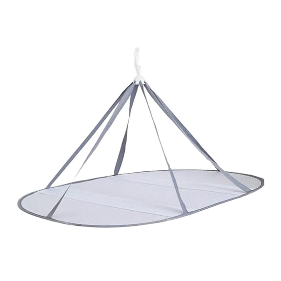LEHOZIHEQ 3-Tier Folding Mesh Drying Rack, Hanging Sweater Dryer for Laundry, Portable Mesh Clothes Drying Net for Delicate Garments