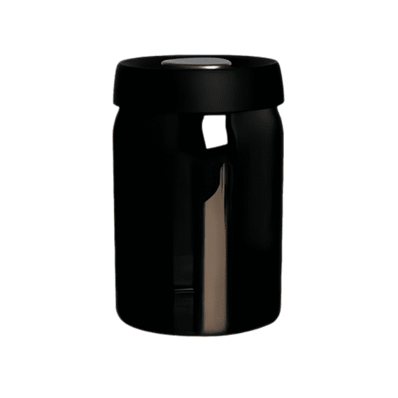 LEHOZIHEQ Airtight Coffee Canister, UV Glass Coffee Bean Storage, Ultraviolet Light Blocking, Antistatic, Smell Proof Container Screw-Top Lid, Tea, Herbs, Spices