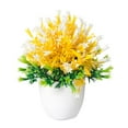 thumbnail image 1 of LEHOZIHEQ Artificial Flower, Artificial UV Resistant Potted, for Outside Window Box Porch Planters Garden Thanksgiving Decor, 1 of 6