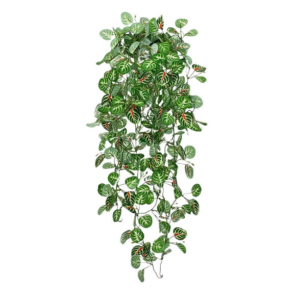 LEHOZIHEQ Artificial Hanging Plants, Plastic Fern Vine Fake Greenery Plant Faux Eucalyptus Vine, for Wall Room Wedding Indoor Outdoor Decor