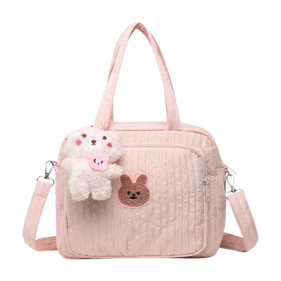 LEHOZIHEQ Baby Diaper Bag Tote, Cute Small Crossbody Nappy Mommy Bag, Lightweight Travel & Hospital Multifunction Storage Tote