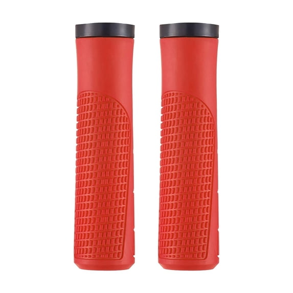 LEHOZIHEQ Bike Handlebar Grips, Rubber Bicycle Bar Grips Replacement, Non-Slip Handle Grips for Scooters, Mountain & Cruiser Bikes