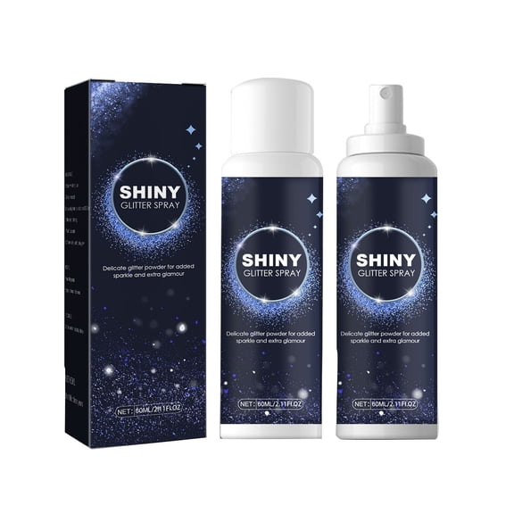 LEHOZIHEQ Body Glitter Spray, Temporary Body Shimmer Spray for Face, Hair, Clothing, Long Lasting Quick-Drying Shiny for Music Festival Rave