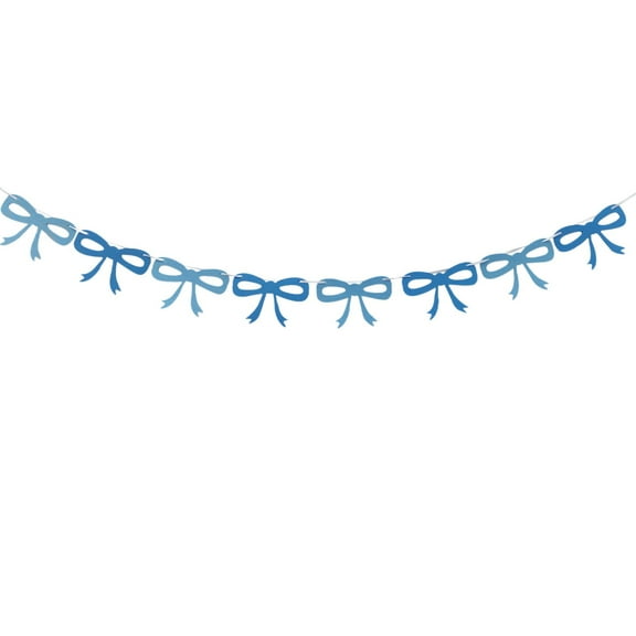 LEHOZIHEQ Bow Garland, Bow Party Decorations Banner, Coquette Party Birthday Decoration Garlands, Bow Baby Shower Bachelorette Party Decorations