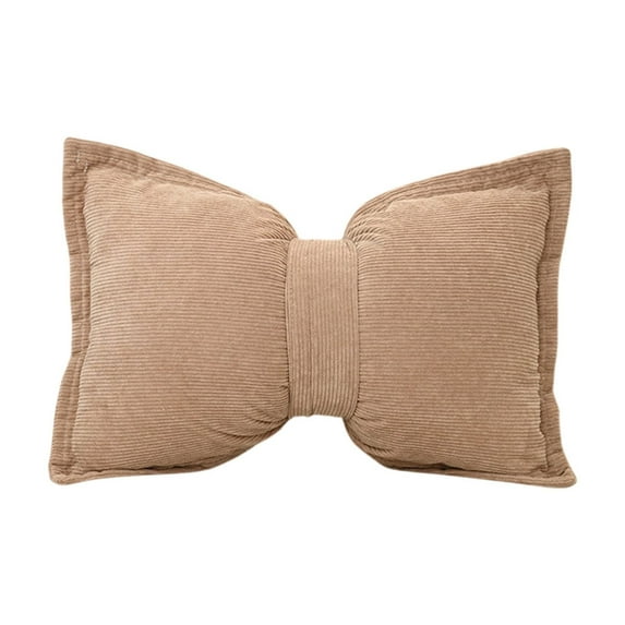 LEHOZIHEQ Bow Throw Pillow, Decorative Solid Color Cute Small Lumbar Cushion, for Living Room Couch Bed Sofa Car Decoration
