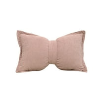 LEHOZIHEQ Bow Throw Pillow, Decorative Solid Color Cute Small Lumbar Cushion, for Living Room Couch Bed Sofa Car Decoration